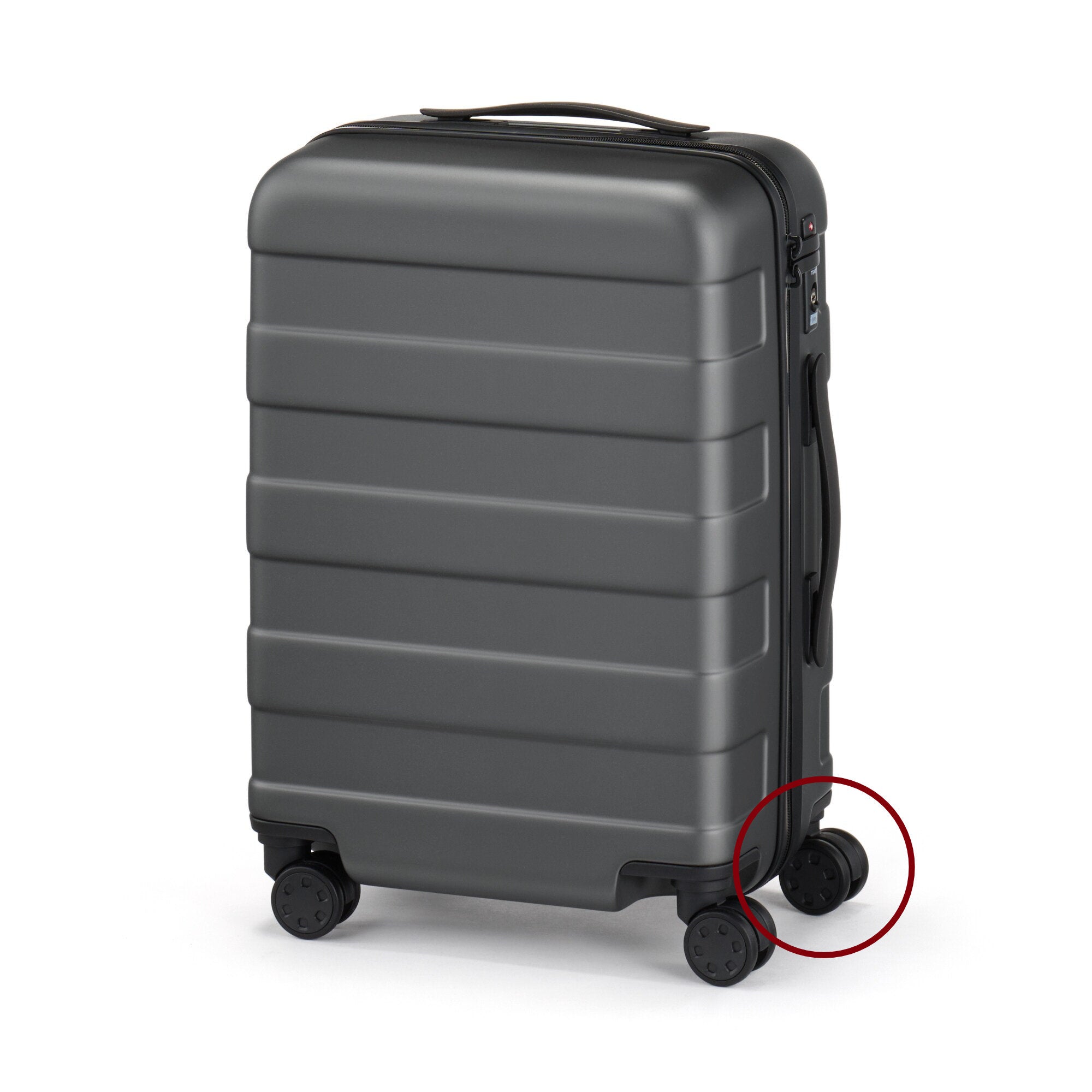 Back Left Caster for Hard Shell Suitcase
