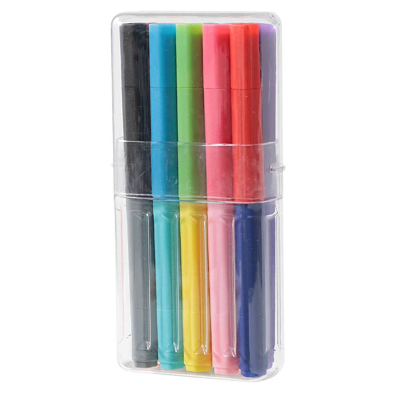 Hexagonal Water-Based Twin Marker (10 Piece Set)