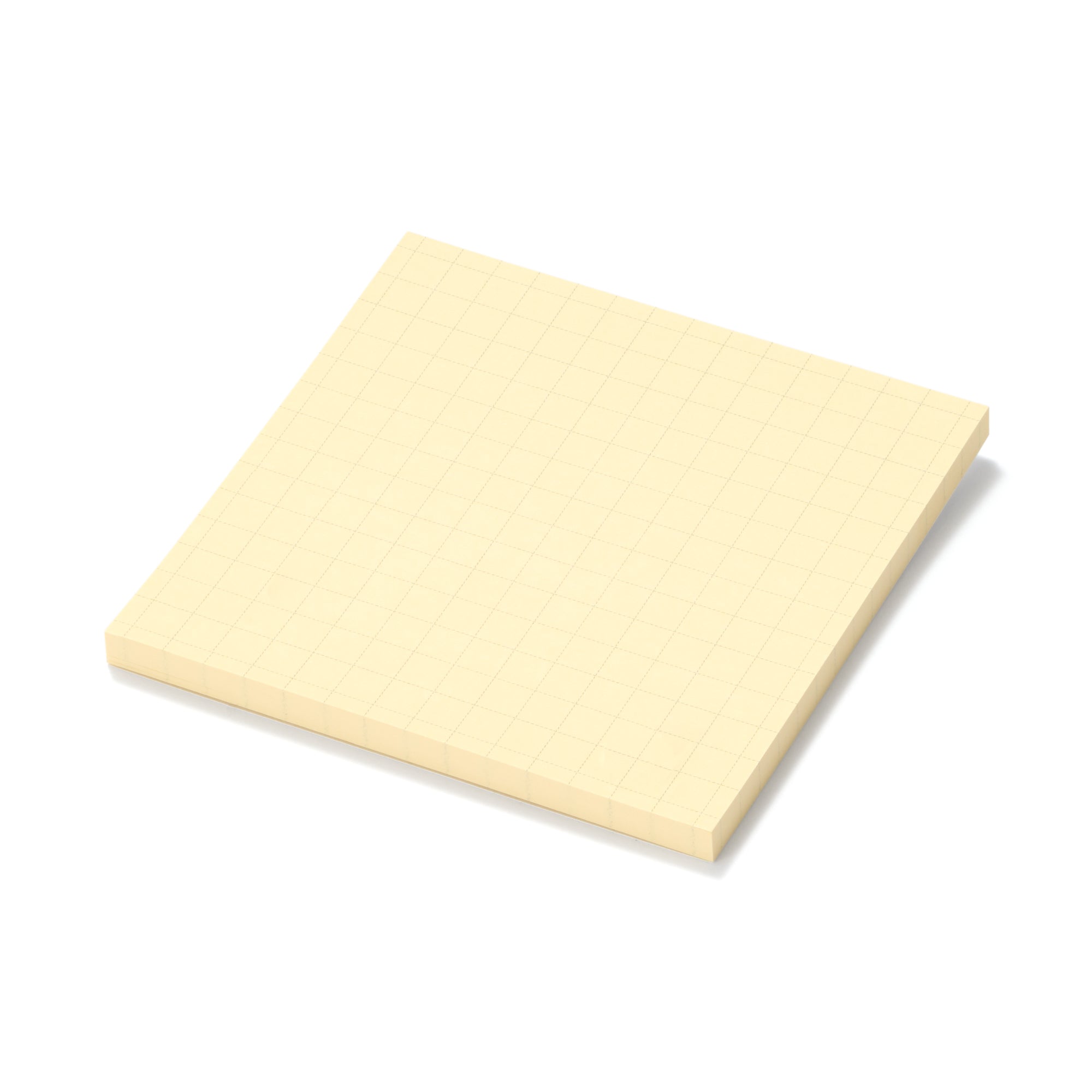 5 mm Grid Square Sticky Notes Yellow 7.5 x 7.5 cm