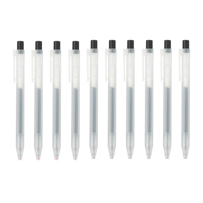 Gel Ink Ballpoint Pen Knock Type 0.5mm Set of 10